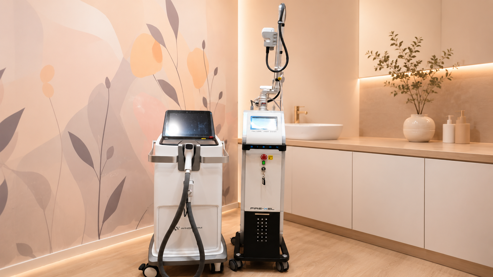 WingDerm Diode Laser machine at Misskin