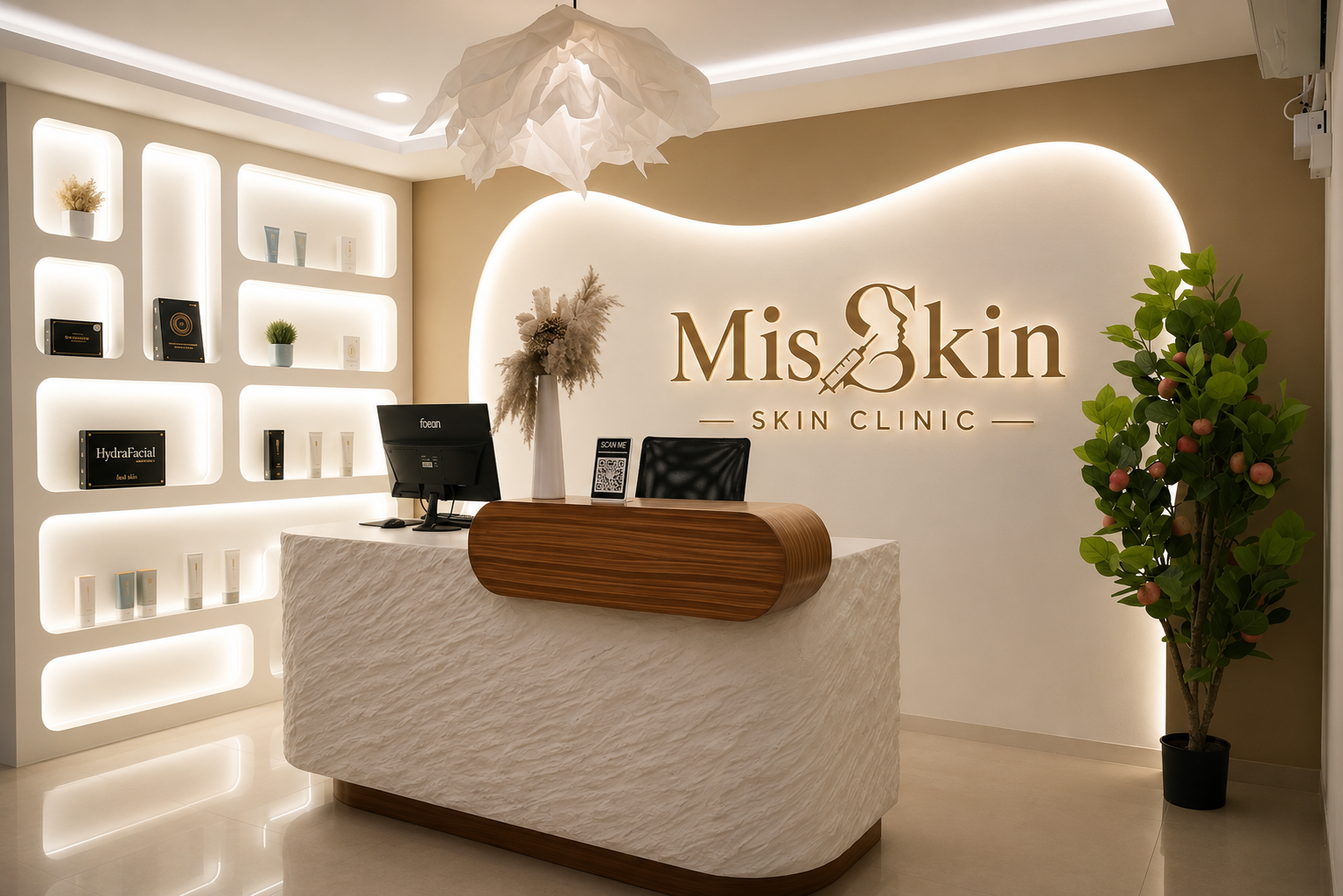 Misskin dermatologist consulting a patient at the Bengaluru skin clinic