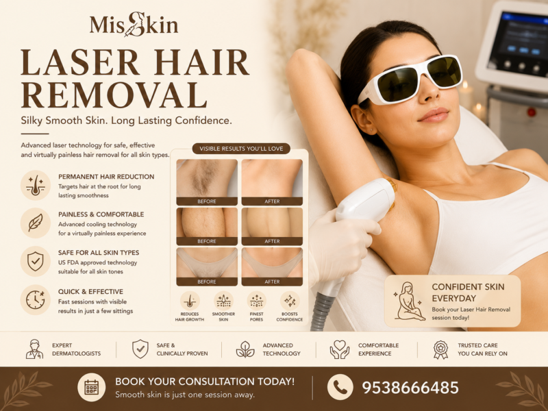 Laser Hair Removal in Bangalore treatment at Misskin