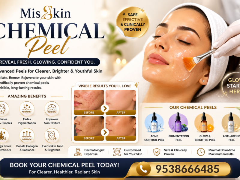 Chemical Peels in Bangalore treatment at Misskin