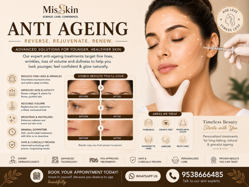 Anti-Ageing Treatments in Bangalore treatment at Misskin