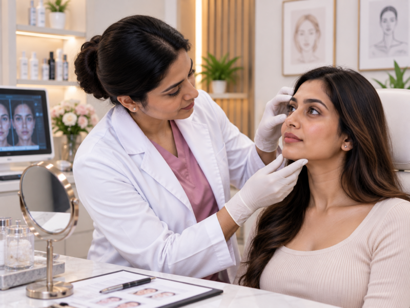 Botox and dermal filler consultation at Misskin Bangalore