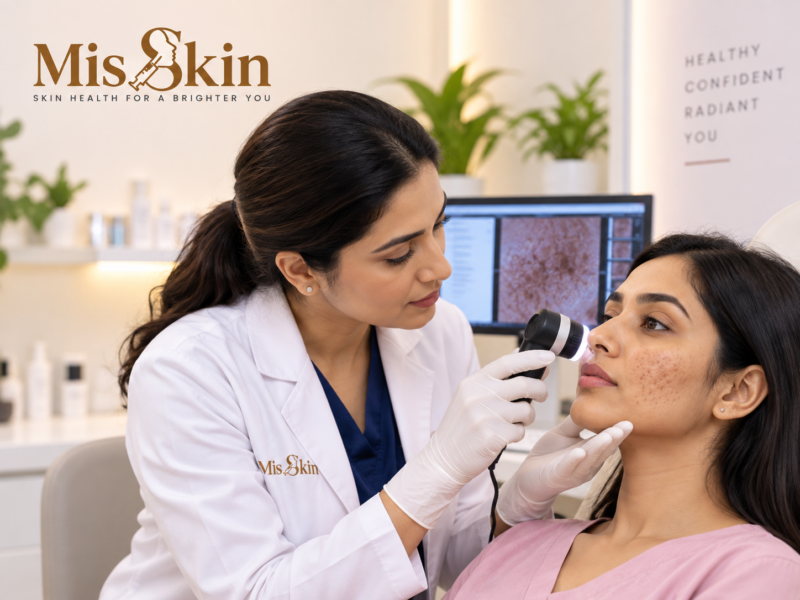 Chemical peel for pigmentation treatment at Misskin Bangalore